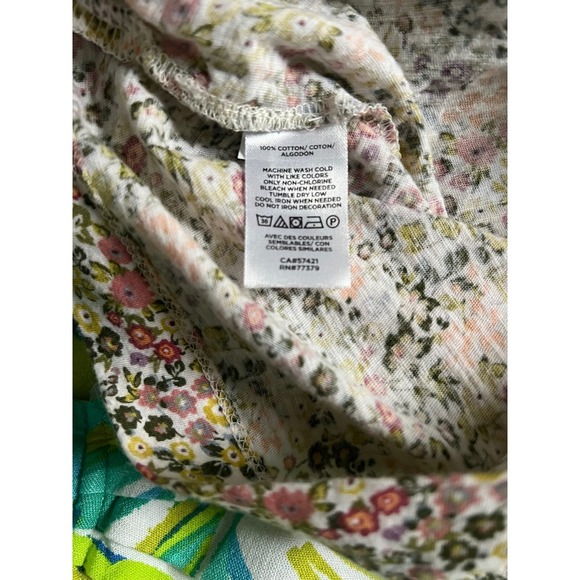 LOFT Floral Print Blouse Cottagecore Casual Top Lightweight XSP - Picture 4 of 4